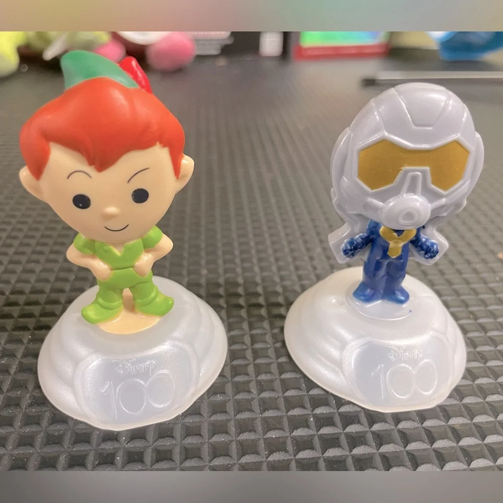 Disney 100 McDonald’s Happy Meal kids toys- Peter Pan and Marvel The Wasp